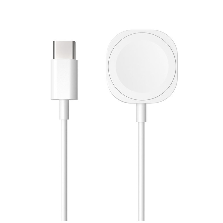 Кабел за зареждане USB-A FIXED за Apple Watch, бял, 257330