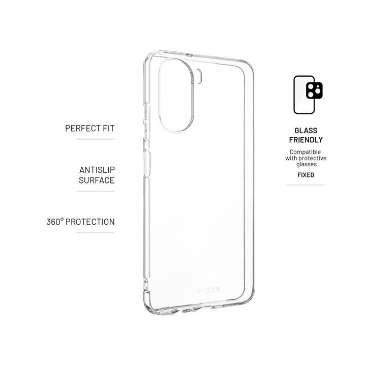 Fixed Skin ultravékony zselés TPU telefontok ZTE Nubia Neo 5G telefonhoz, átlátszó FIXTCC-1338