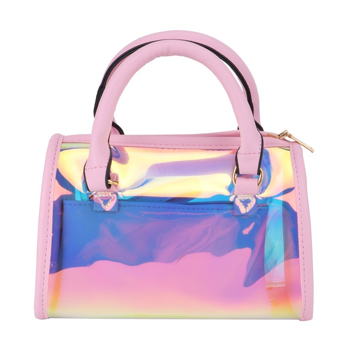 Jormftte női táska, rózsaszín, 2 darabos szett, sokoldalú kialakítás, nagy tárhely