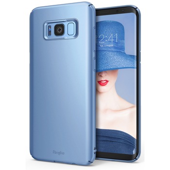 Husa Samsung Galaxy S8 Plus Ringke Slim Blue Pearl Husa Samsung Galaxy S8 Plus Ringke Slim Blue Pearl