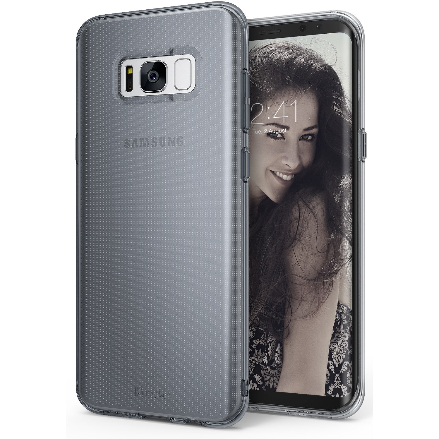 Husa Samsung Galaxy S8 Plus Ringke Air Smoke Black