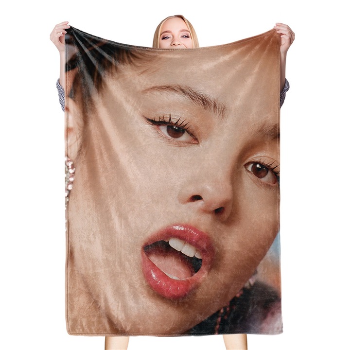 Jormftte dísztakaró, csillagmintás, poliészter, 140x200cm