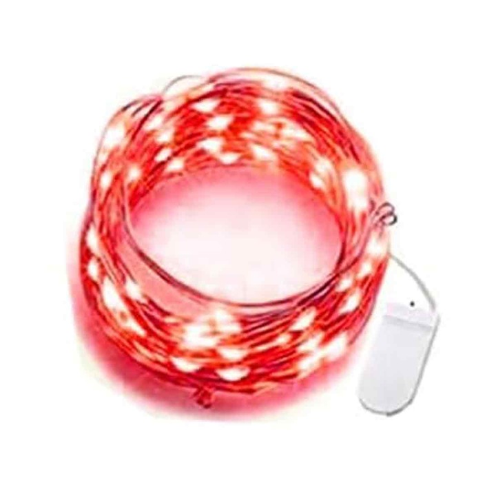 LED cu fir de cupru lumini buton sir de lumina ziua de nastere lumini mici sir de lumina baterie lumini petrecere de Craciun tort decorare dress up Enforose