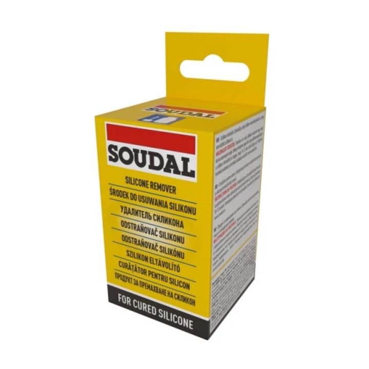Curatitor pentru silicon intarit Soudal, 100 ml