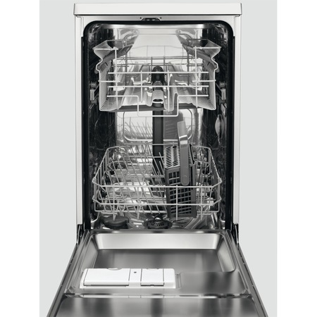 Masina de spalat vase incorporabila Electrolux ESL4510LO, 9 seturi, 5 programe, Clasa A+, Motor inverter, Indicator luminos pe podea, Afisaj digital, 45 cm, Inox