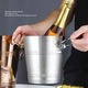 Frapiera din inox cu manere, Mmgoqqt, capacitate mare, pentru bauturi, argintie, L