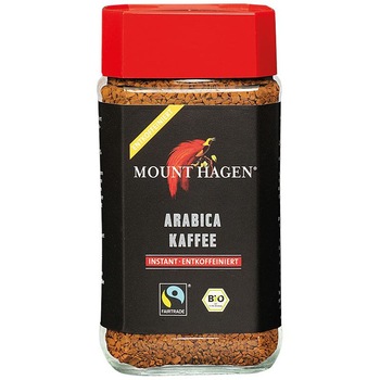Cafea arabica, decofeinizata, instant ECO 100 g - Mount Hagen Cafea arabica, decofeinizata, instant ECO 100 g - Mount Hagen