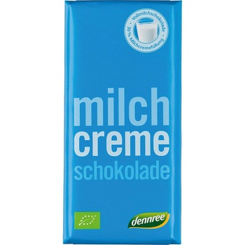 Ciocolata cu lapte si crema de lapte ECO 100 g - Dennree Ciocolata cu lapte si crema de lapte ECO 100 g - Dennree