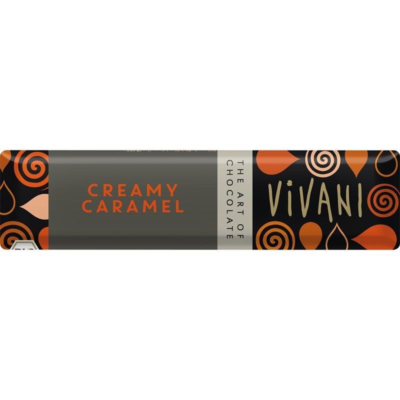 Baton de ciocolata cu crema caramel ECO 40 g - Vivani