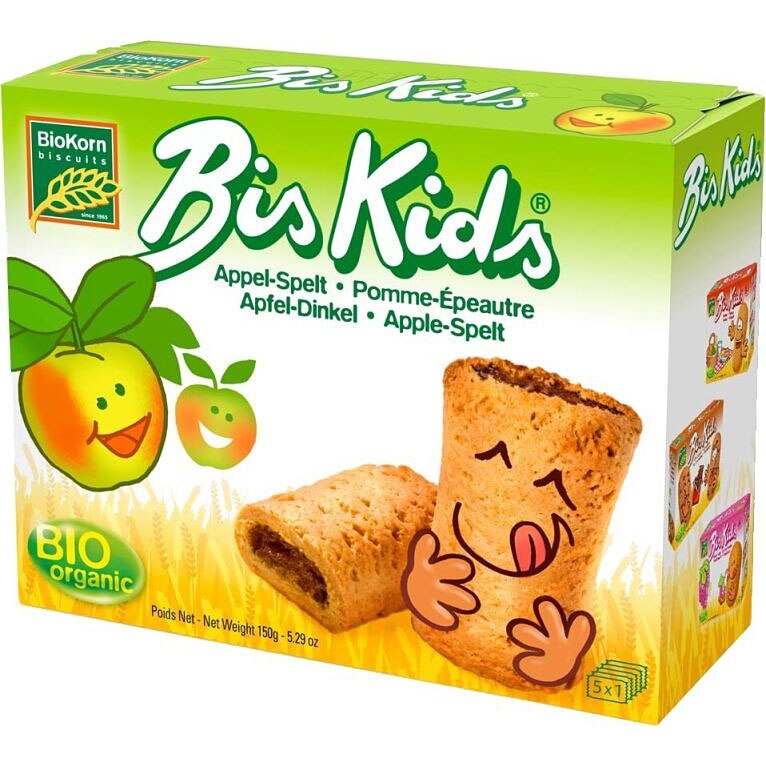 Biscuiti cu umplutura de mar ECO 150 g (6x1 buc) - Biskids