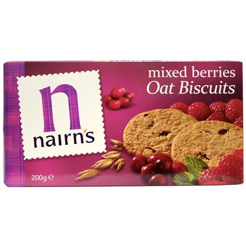 Biscuiti de ovaz cu fructe uscate 200 g - Nairn's Biscuiti de ovaz cu fructe uscate 200 g - Nairn's