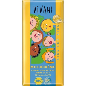 Ciocolata umpluta cu crema de lapte (50%) ECO 100 g - Vivani Ciocolata umpluta cu crema de lapte (50%) ECO 100 g - Vivani