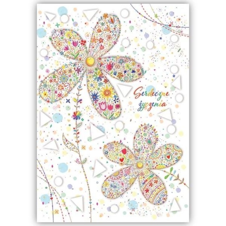 Felicitare, Trend, Zyczenia TS, format B6, 123x186mm, coperta colorata