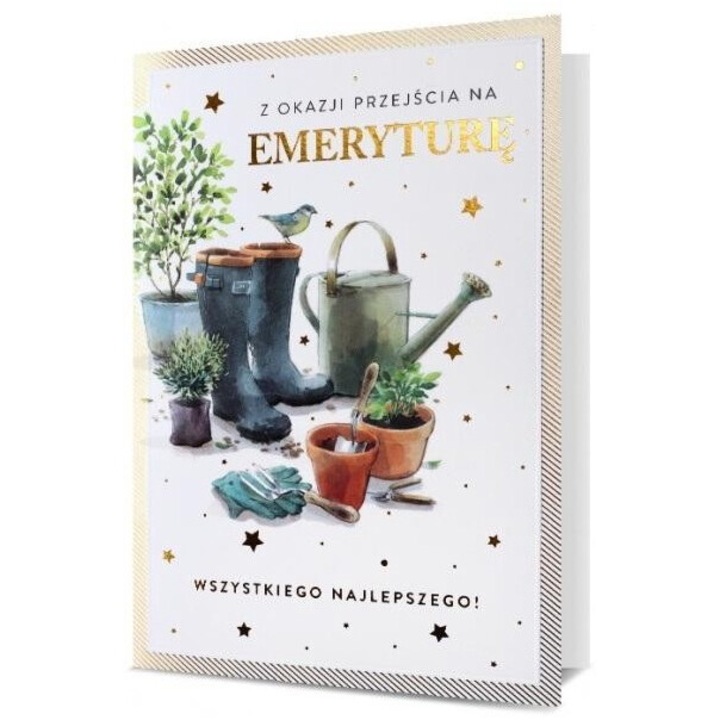 Karnet B6 Emerytura, Pan Dragon, 136x199mm, cu coperta, cu urari