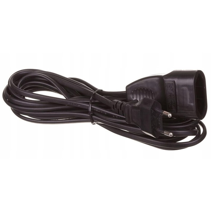 Удължител, DUWI, 5м, черен, IP20, 230V