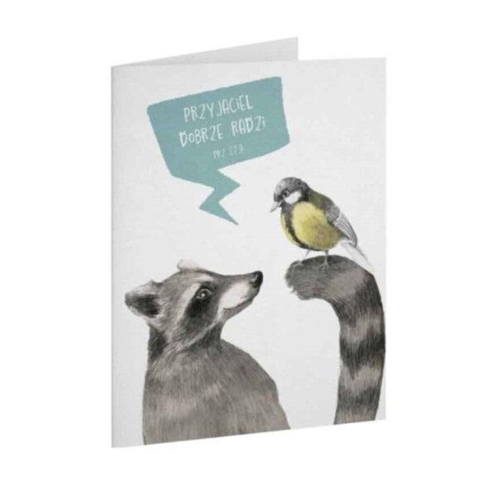 Felicitare, Szaron, Prieten bine sfatuieste, 115x165mm, eco, cu text personalizabil