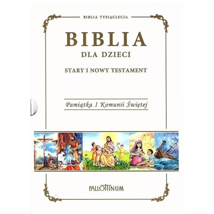 Biblia dla dzieci (komunia) Pallottinum 2019, 240 pagini, 238x172mm, coperta tare
