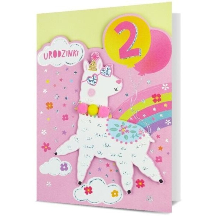 Karnet B6 Urodziny 2, Pan Dragon, 141x203mm, folie