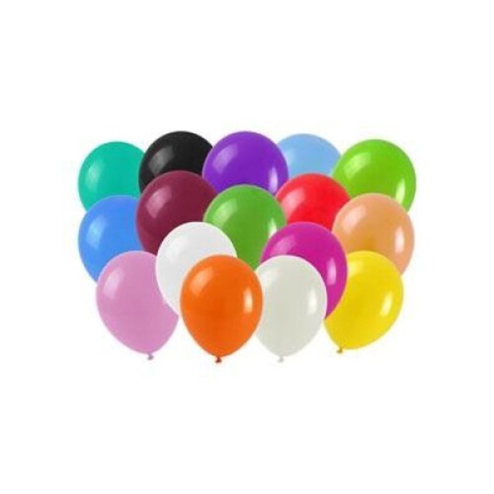 Пастелни балони, комплект 100 броя, Arpex, 25см, многоцветни