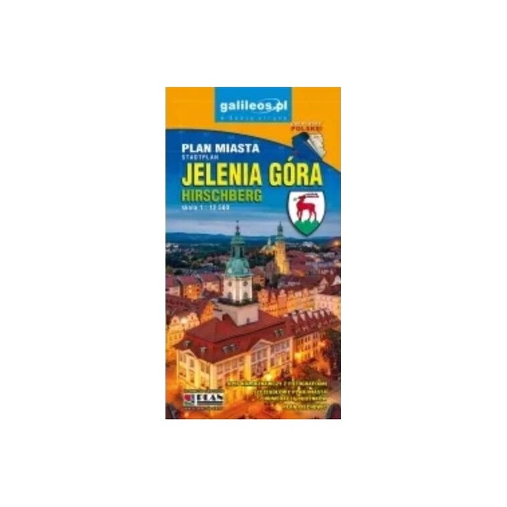 Plan miasta - Jelenia Góra 1:12 500 w.2023, Lucrare colectiva