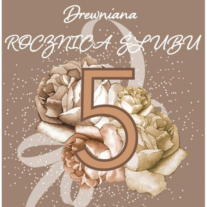 Karnet Swarovski CL4403 Rocznica Slubu 5, 159x162mm, fara text, cu cristale Swarovski