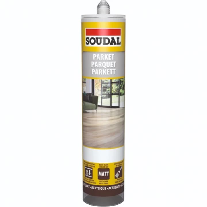 Mastic acrilic Soudal, gri, 280 ml