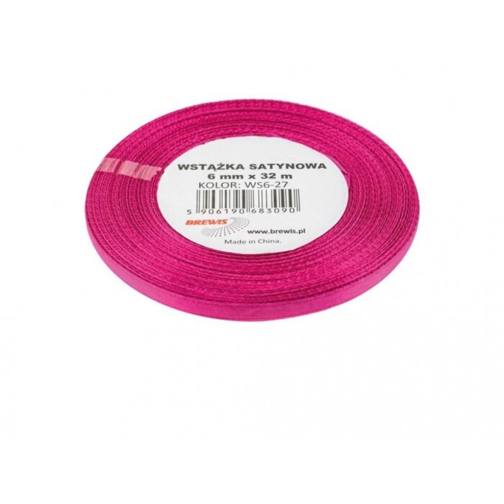 Fasie satinat purpurie 6mmx32m set, Brewis