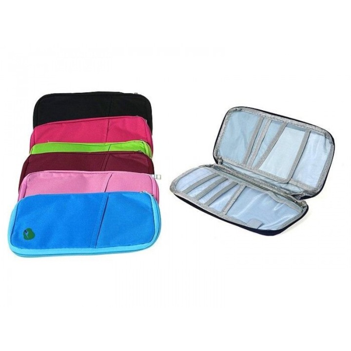 Etui documente calatorie, Adar, mix modele, 150x256mm