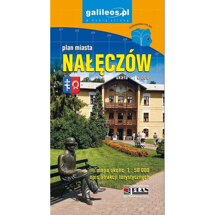 Plan Naleczow - harta orasului si a zonei inconjuratoare, 2023, 34x48cm, 2 pagini