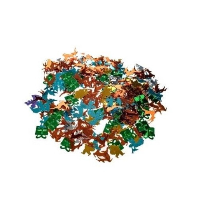 Karácsonyi gömbök, Brewis, angyalos, Mikulásos, rénszarvasos mintákkal, többszínű, 106x83mm