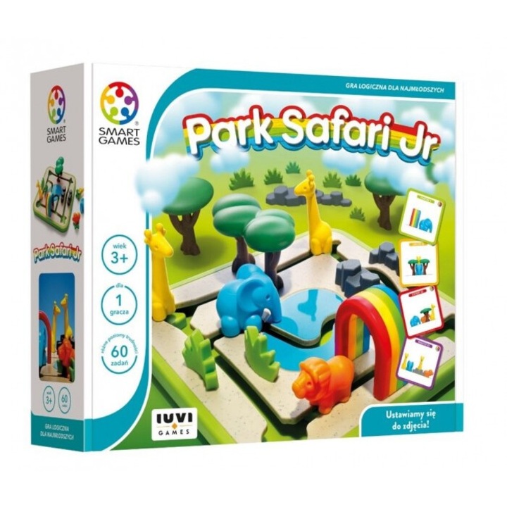 Настолна игра, IUVI Games, Park Safari Jr, 4 елемента, 244x303мм, за 3+ години