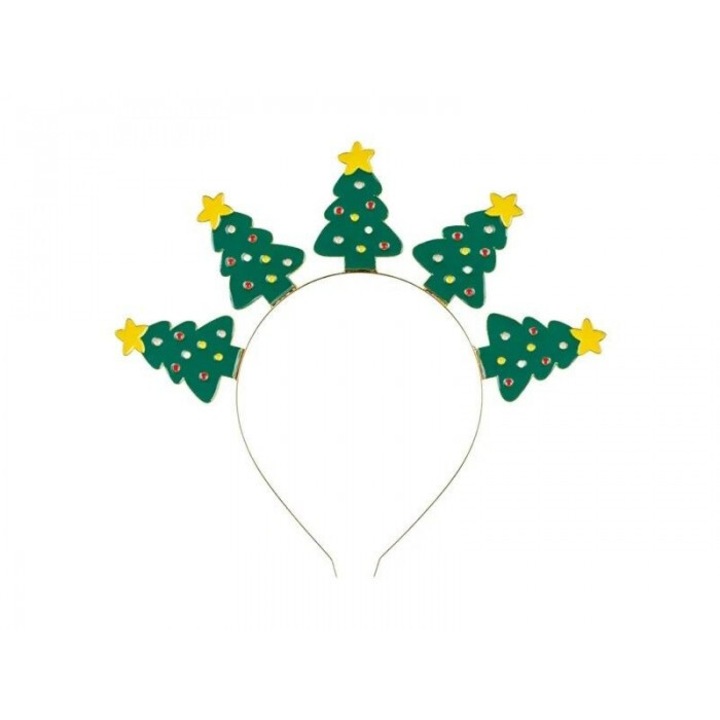 Opaska Choinki szett, PartyDeco, vegyes színek, 23x20cm