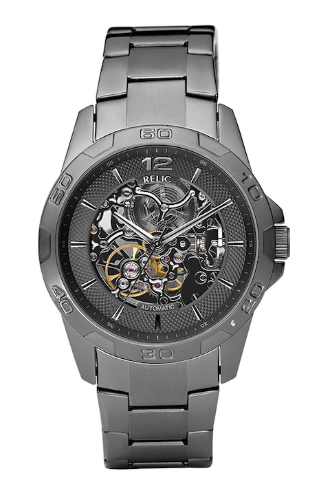 Relic by Fossil, Автоматичен часовник от неръждаема стомана, Сребрист