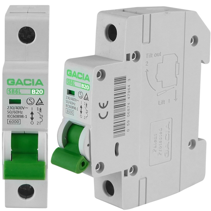 Автоматичен предпазител 1P 20A