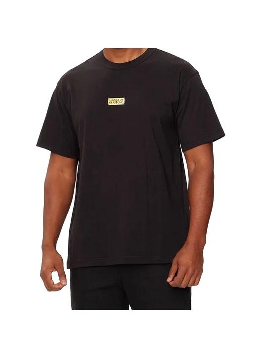 Tricou barbati 77GAHT08, Versace Jeans Couture, Bumbac, Negru