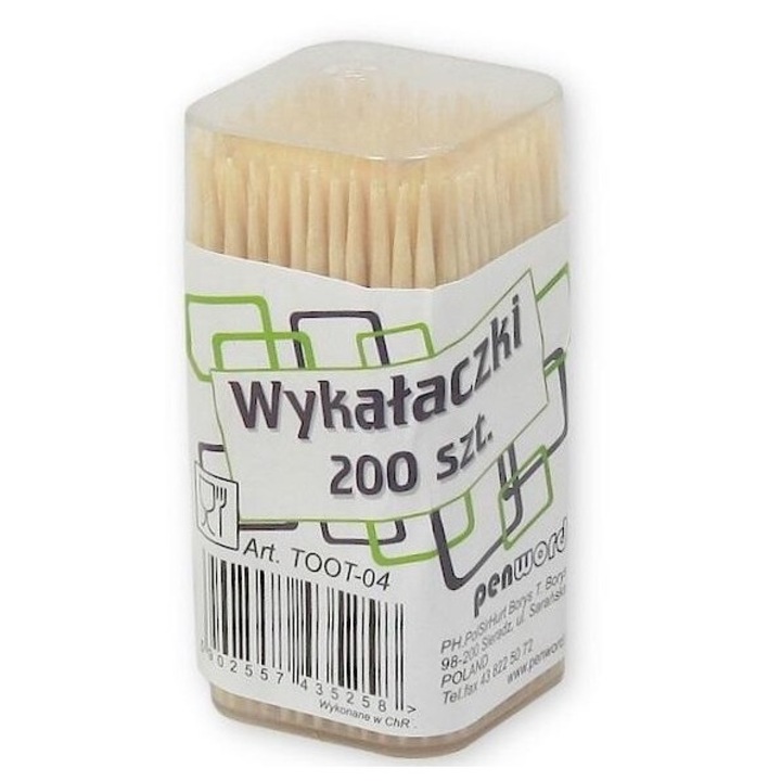 Wykalaczki 200 buc Penword, 38x38 mm, set