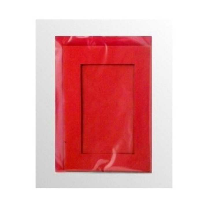 5 db paszpartu és 5 db piros borító készlet, Hobby Galéria, 10,5x15cm