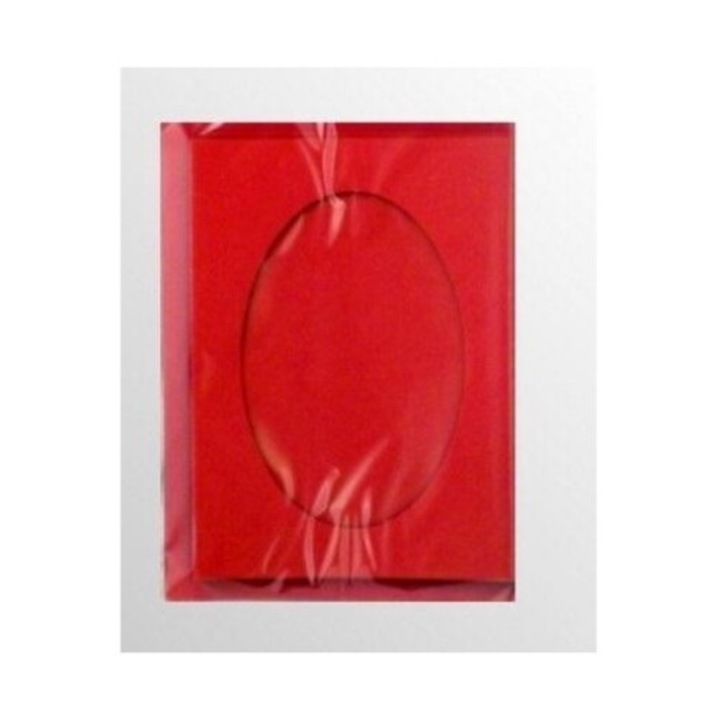 5 db C-6 boríték készlet 5 db paszpartu kártyával, Hobby Galéria, 10,5x15cm, piros