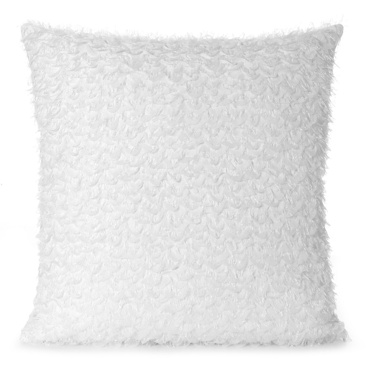 Fata de perna TIFFANY Eva Minge 45 x 45 cm Eurofirany alb