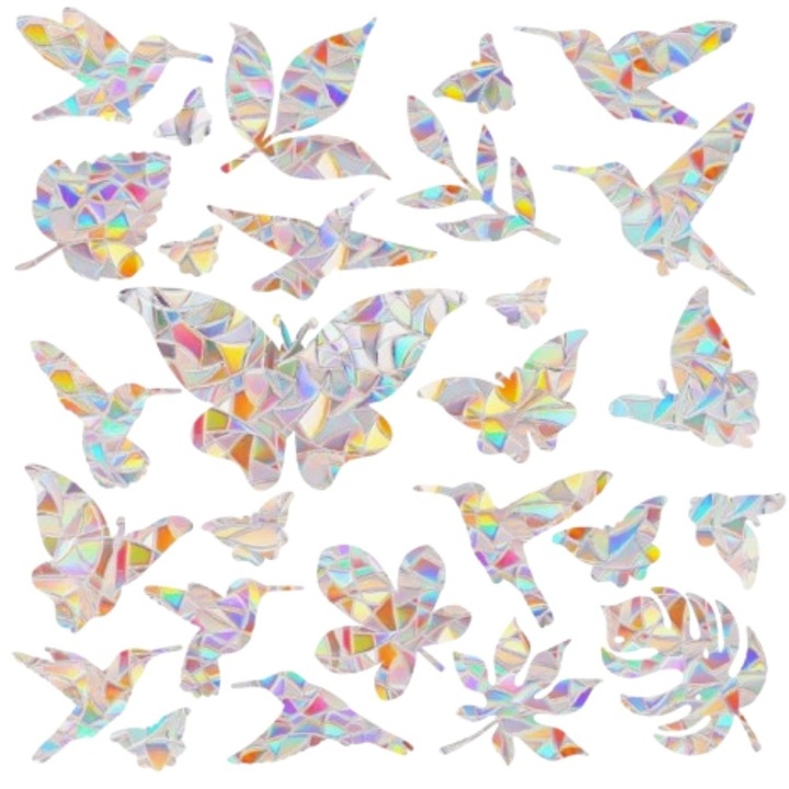 Ablakmatrica készlet, Wisolt, PVC, Többszínű