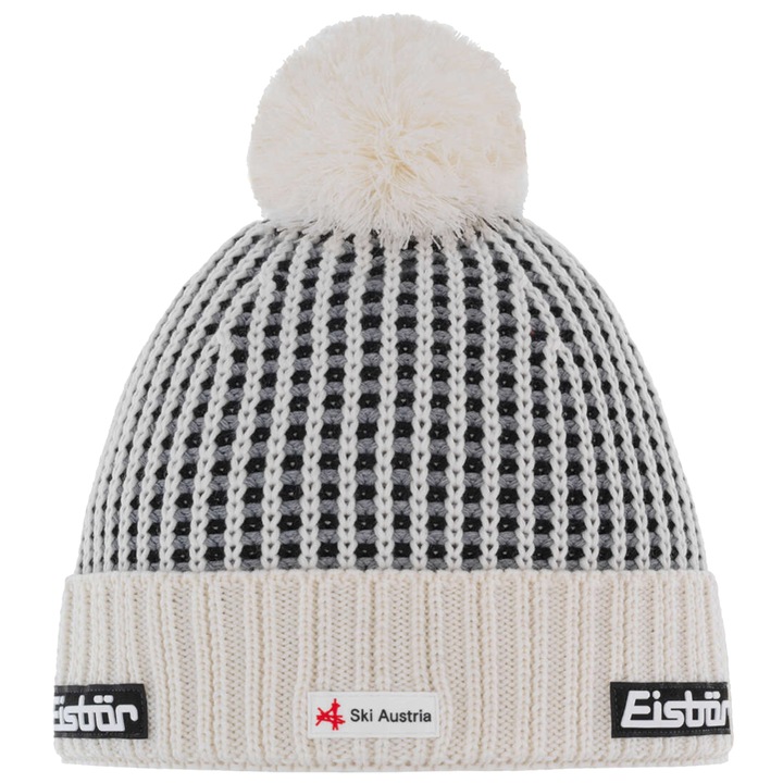 Унисекс шапка, Eisbar Flow OS Pompon MÜ RL SKA 33119, Бежов, 54-60 cm