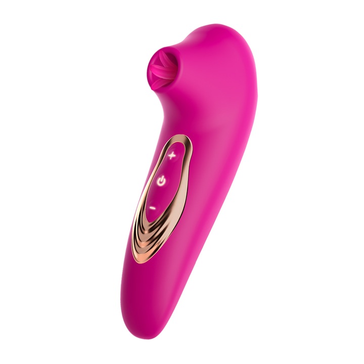 Női erotika, Toieenk, 5 erőteljes szopási mód, intimitás javítása, privát idő, hordozható, IPX7 vízálló, szilikon, rózsapiros, 4,5 hüvelykes, újratölthető USB-vel