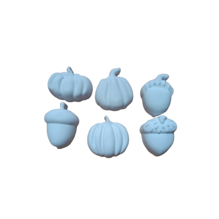 Гипсови фигурки за рисуване, Есен, 6 бр., 4-5, 6см