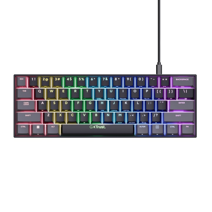 Клавиатура TRUST GXT867 Acira 60 Mini Gaming Keyboard US 24882