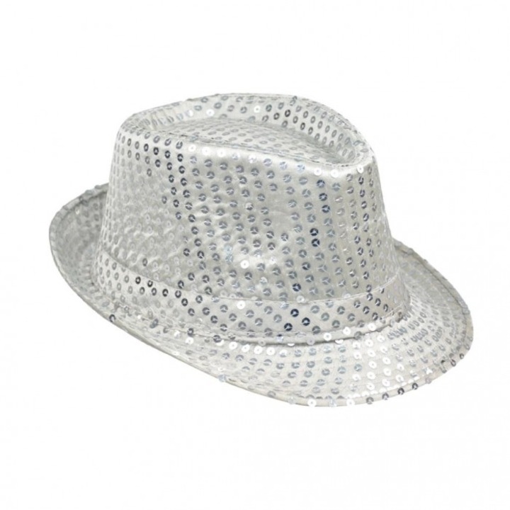 Шапка с пайети, Арпекс, Сребрист