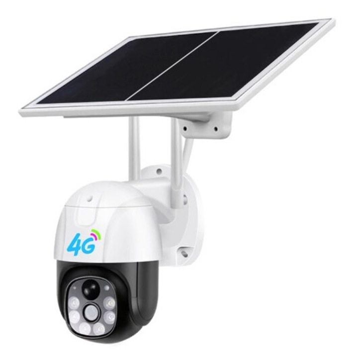 Camera de Supraveghere 4G cu Panou Solar V380 PRO 4MP 2K