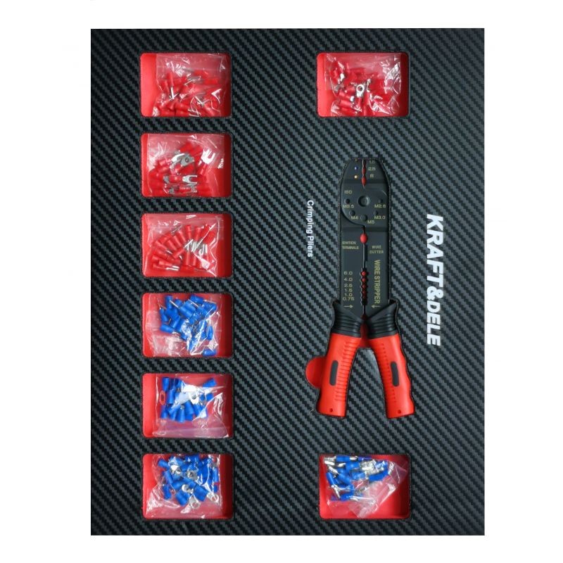 Dulap pentru scule, Kraft&Dele, 479 Elemente, 12 Sertare, KD1063