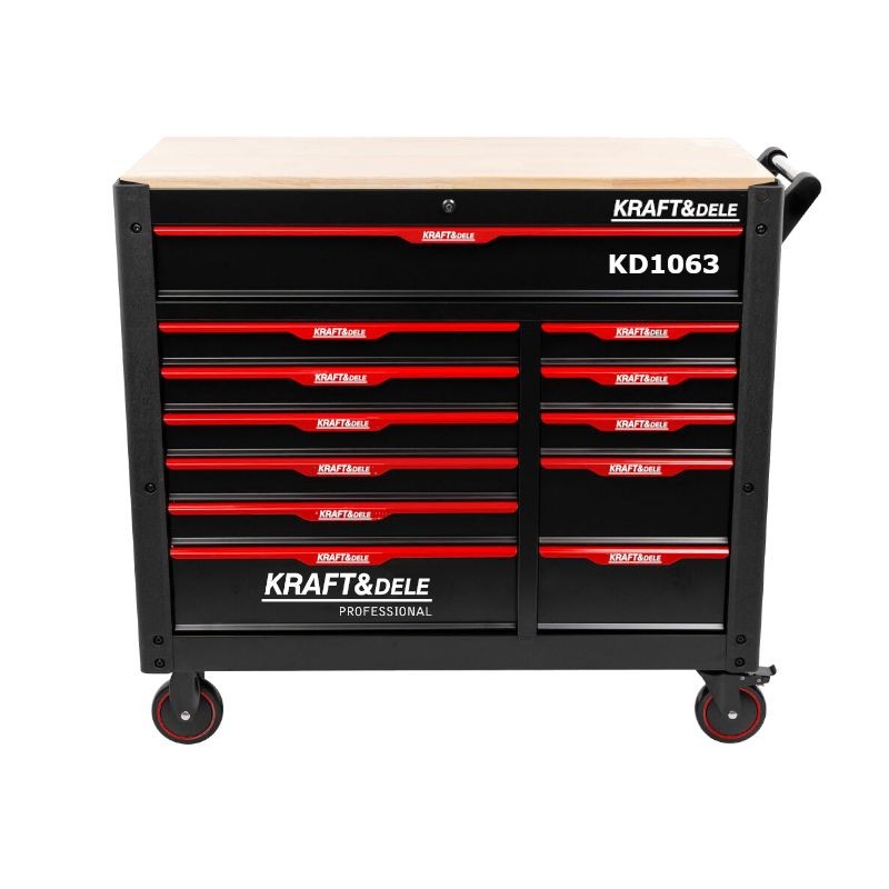 Dulap pentru scule, Kraft&Dele, 479 Elemente, 12 Sertare, KD1063
