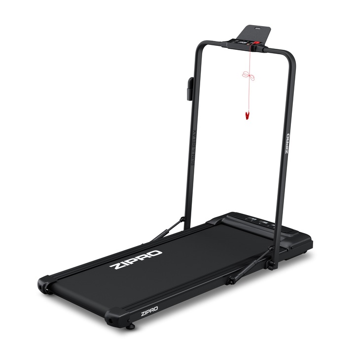 Електрическа бягаща пътека Zipro Newlite, 990 W, 1-10 км/ч, максимално тегло на потребителя 110 кг