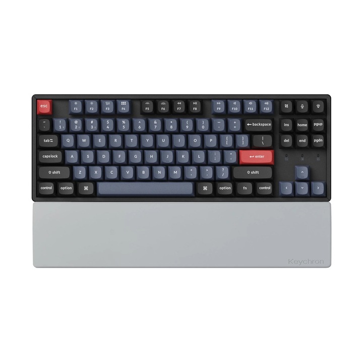 Keychron Silicon csuklótámasz, kompatibilis a K8 / K8 Pro / K8 Max / C1 / C1 Pro / L4 billentyűzetekkel
